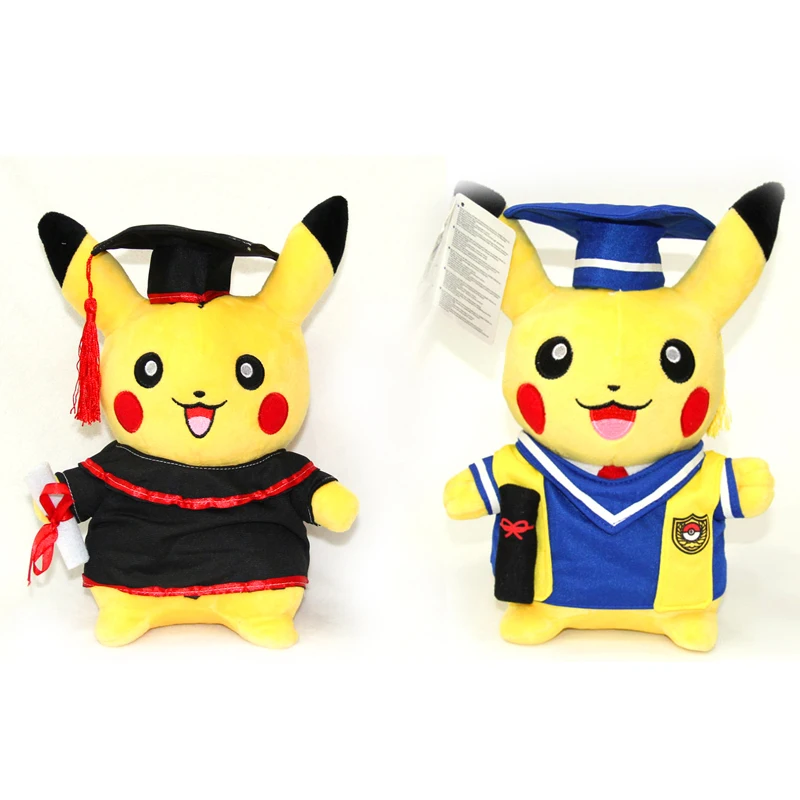 

Dr. Pikachu modeling plush toy Pikachu COS bachelor's clothing back to school present for classmate graduation gift
