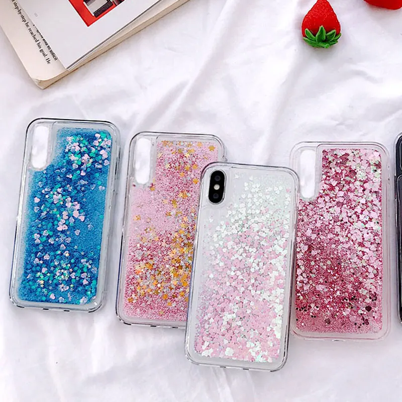 

Liquid Dynamic Glitter Case For Samsung A60 A50 A30 A20 A10 M10 M20 M30 S10E Galaxy A6 A8 S10 S9 S8 Plus A9 A7 2018 Coque Cover