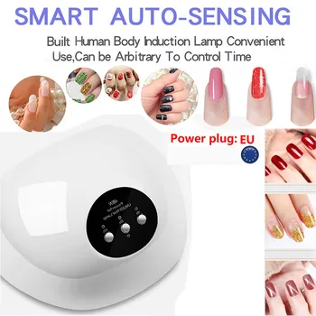 

Nail dryer in nail dryers esmalte gel uv led48W Nail UV LED Lamp Set Curing Gel Polish Manicure Lamps Nail Art Dryer LCD 9.26