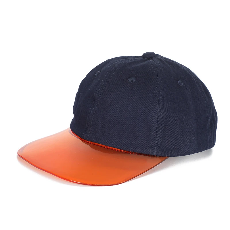 2021 New Summer cotton summer baseball cap adjustable hat Transparent brim cap casual  women baseball hat Anti-UV Sunscreen 5