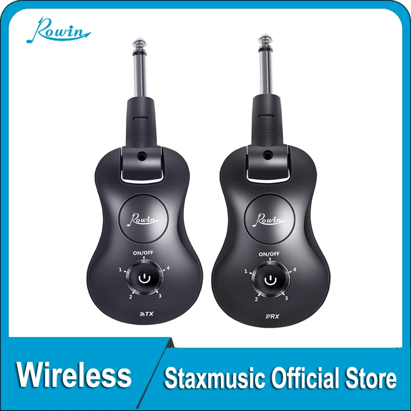 Rowin Ws30 Wireless Guitar System Transmitter & Receive For Electric