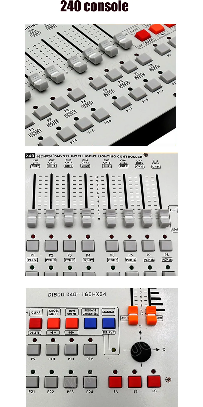 Диско 240 DMX контроллер Диммер сценический светильник DMX512 сигнальная консоль для XLR-3 led par движущаяся головка DJ светильник сценический светильник