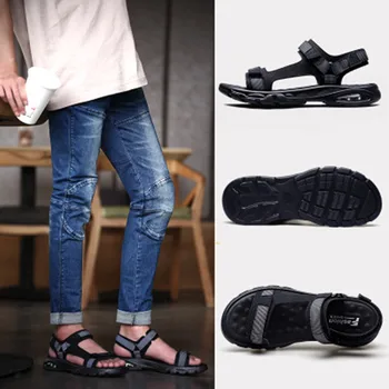 

2020 summer new soft bottom non-slip beach shoes men's sports trend sandals and slippers men Casual men's sandals Мужские сандал