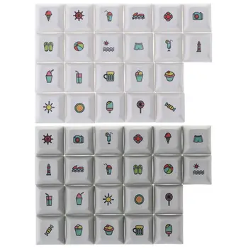 

DSA Profile Personality 22 Keyboard Keycap Dye Sublimation PBT Key Cap Hat for PC Computer Notebook Use Supplies N0HC