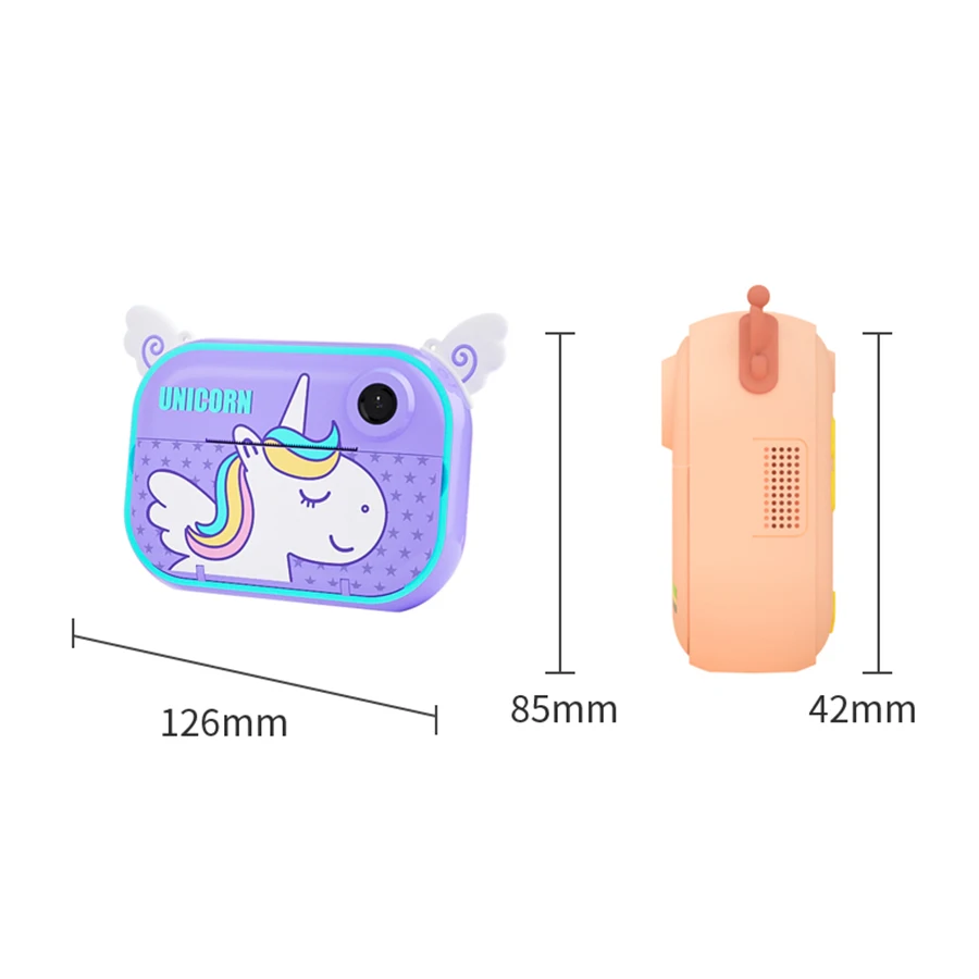 Câmera de Vídeo Foto com Impressão Câmera de Impressão Brinquedos para Crianças Câmera Fotográficabrinquedos Infantil Meninacrianças Instantânea Meninas Presente Aniversário Instantano Impressão - Image 6