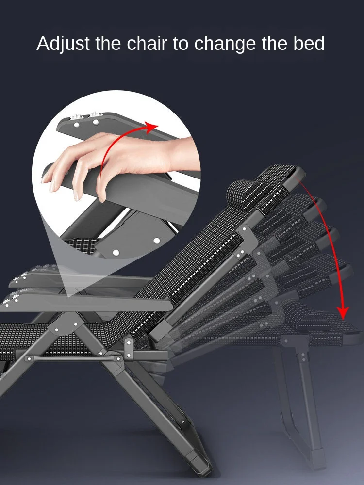 Складное кресло с откидывающейся спинкой для обеда отдыха на балконе Пляжное
