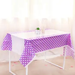 108*180 см горошек вечерние Пластик скатерть на стол для детей подарок на день рождения Домашний декор для стола J99Store