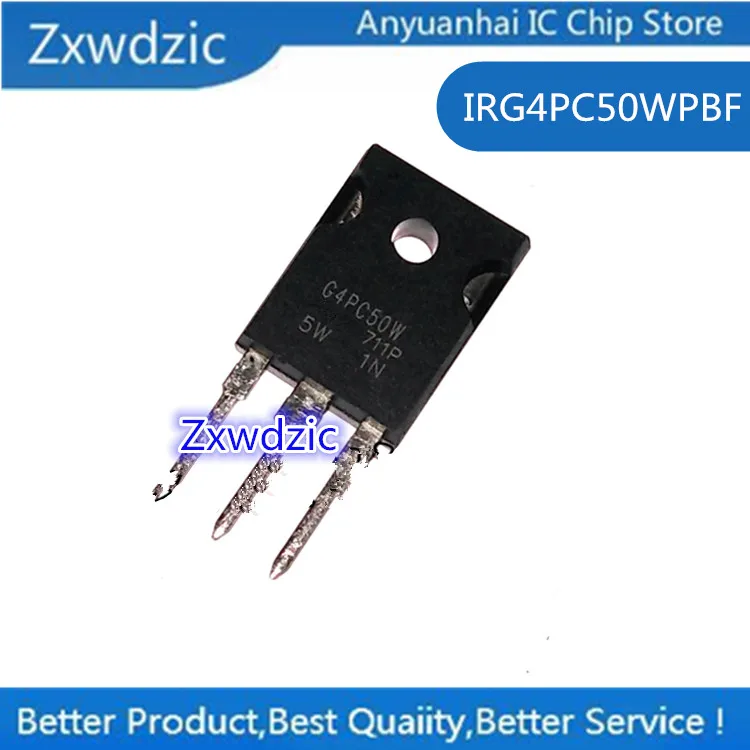 

10pcs 100% New Imported Original IRG4PC50WPBF G4PC50W IRG4PC50WPBF TO-247 IGBT Tube 27A 600V