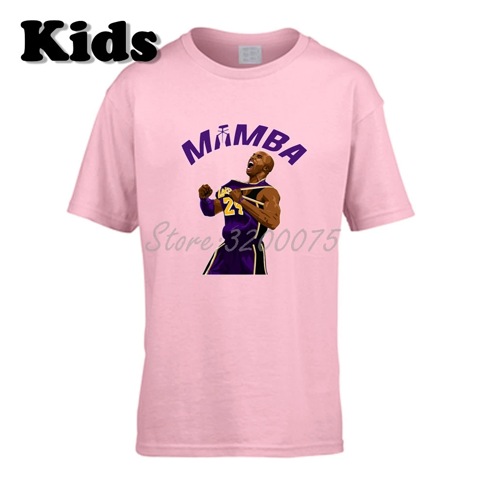 8 Детская футболка Mamba Kobe Bryant 24 одежда с легендой Лос-Анжелеса футболка с круглым вырезом для мальчиков и девочек W19102610 - Цвет: 8