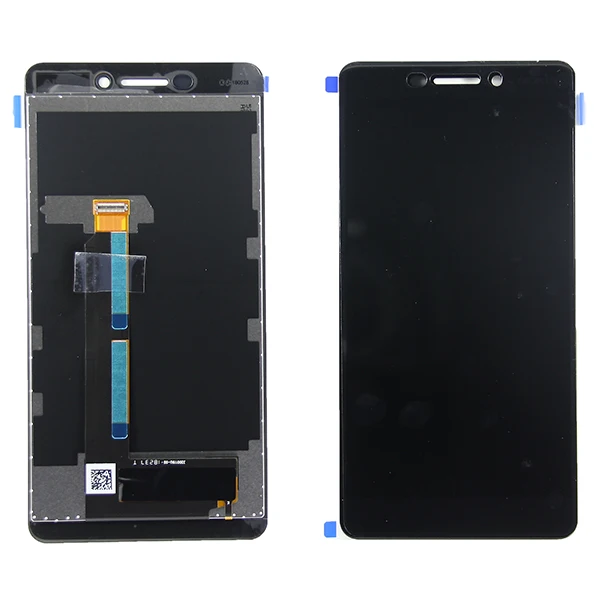 Дисплей для Nokia 6.1() в сборе с тачскрином Черный - Цвет: Черный