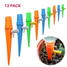 

12 Pcs Self Watering Spikes Plant Waterer Automatic Vacation Drip Irrigation Watering Device