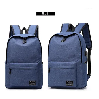 

Backpack Men Business Laptop Casual Backpack Student Bag Outdoor Travel Backpacks With USB Charging Port mochila escolar 2020