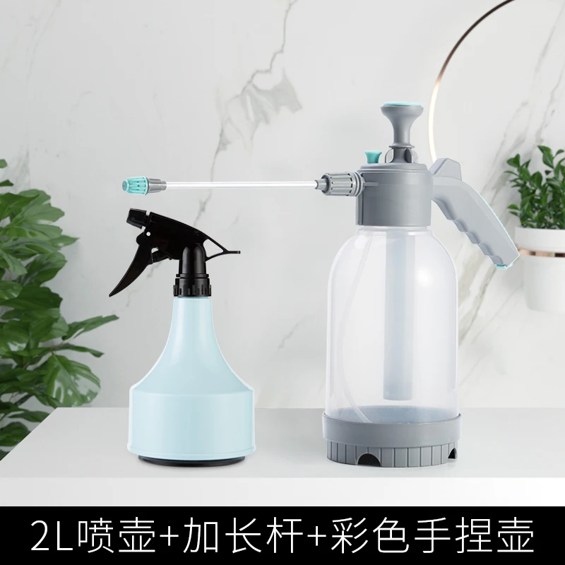 2L Лейка бутылка для воды артефакт бытовой пневматический оросительный спринклер маленькая Крытая Лейка - Цвет: 2L watering can  ex