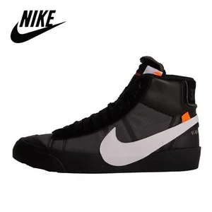 Nike Off-White x Nike Blazer Mid  Grim Reaper THE TEN  mid-top casual sports skateboard shoes for men Unisex women CW7580-101