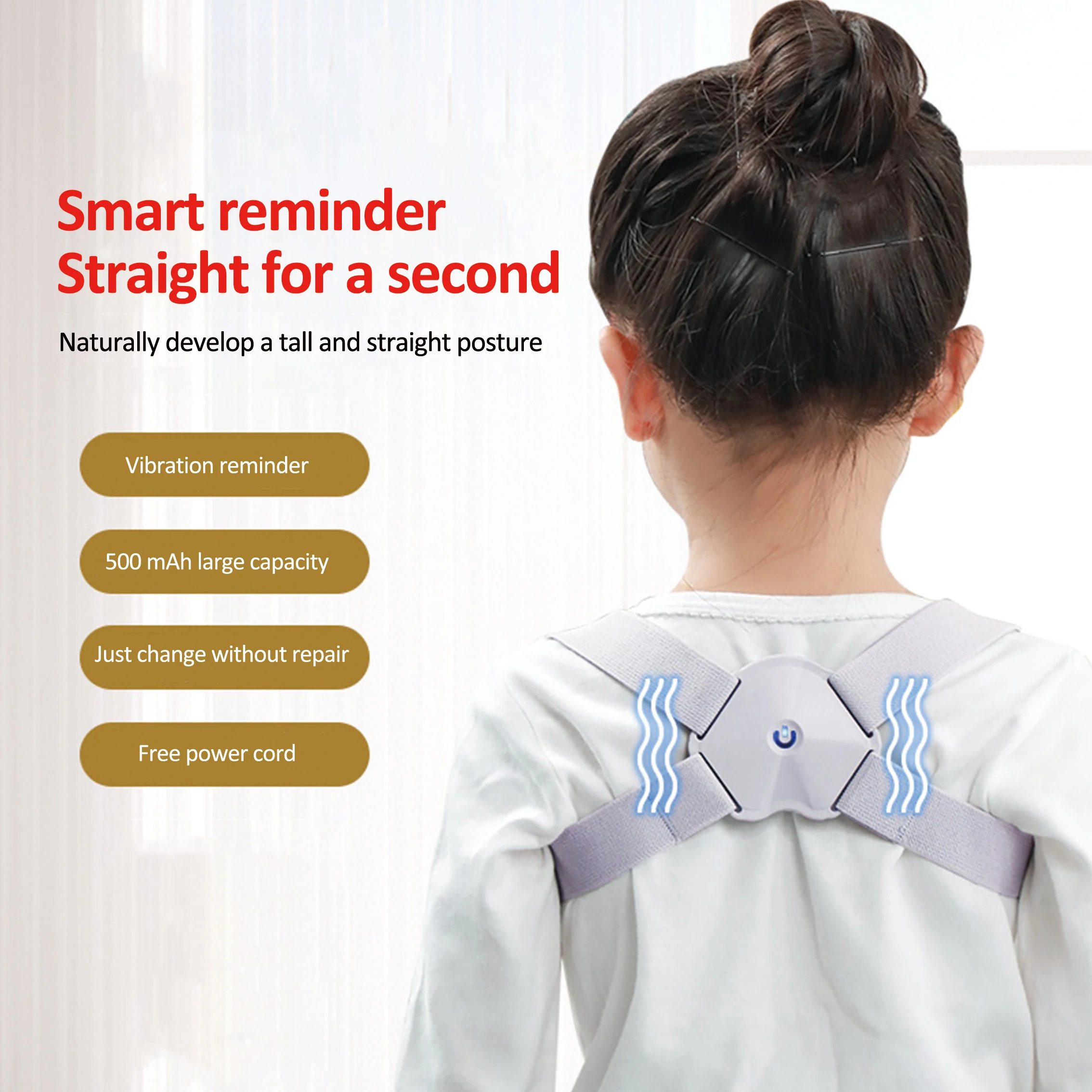 

Smart Back Correction Instrument Children's Adult Back Posture Corrector Brace Spine Support Belt Adjustable Adult Corset Belt