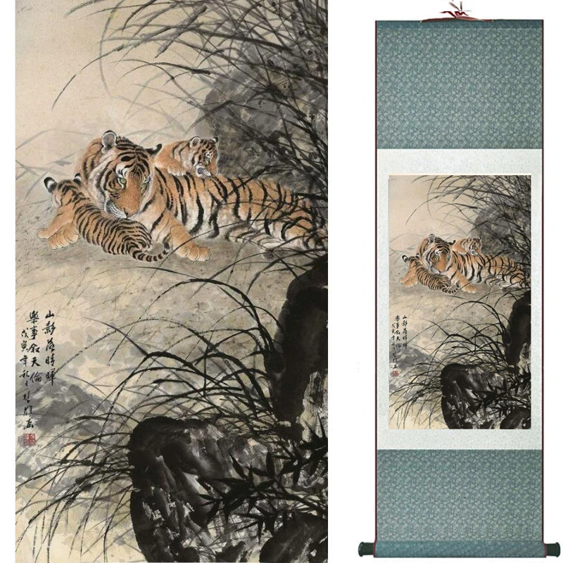 

Tiger painting Chinese Art Painting Home Office Decoration painting 20190905030