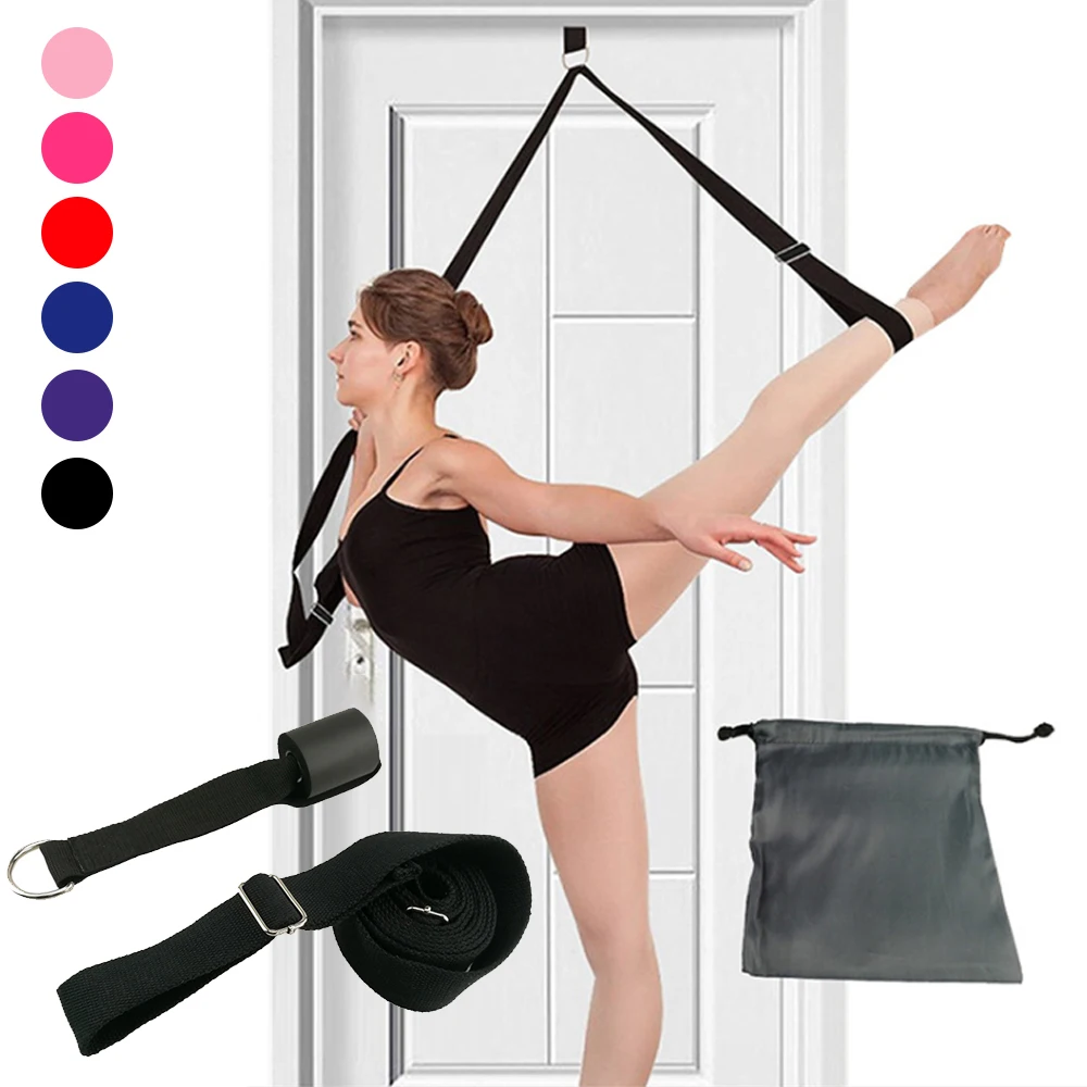 Door Flexibility Stretching Leg Stretcher Strap for Ballet Cheer Dance Gymnastics Trainer Yoga Flexibility Leg Stretch belt