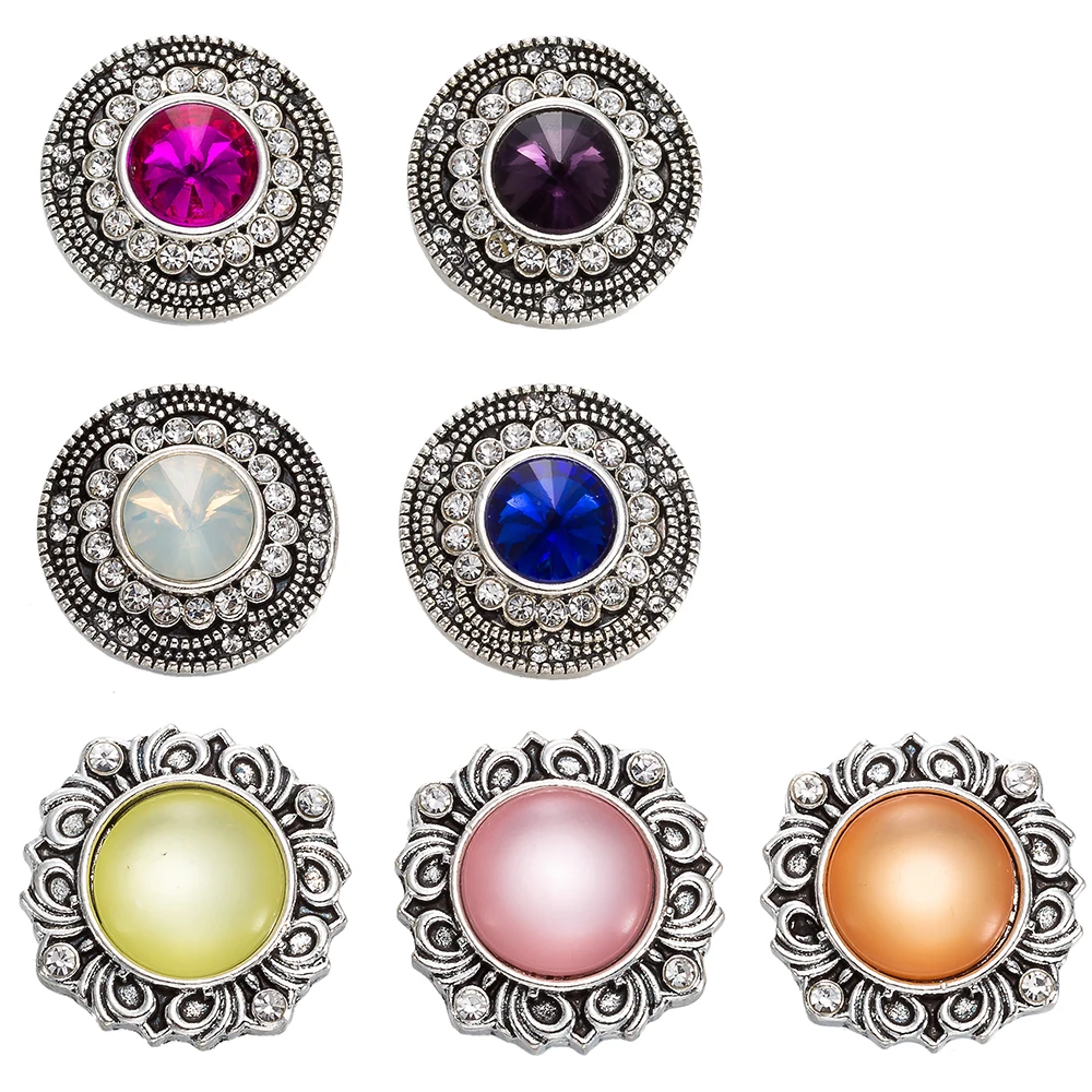 20 шт новые уникальные металлические кнопки ювелирные изделия 18 мм кнопки подходят браслет с украшением в виде кнопки ювелирные изделия