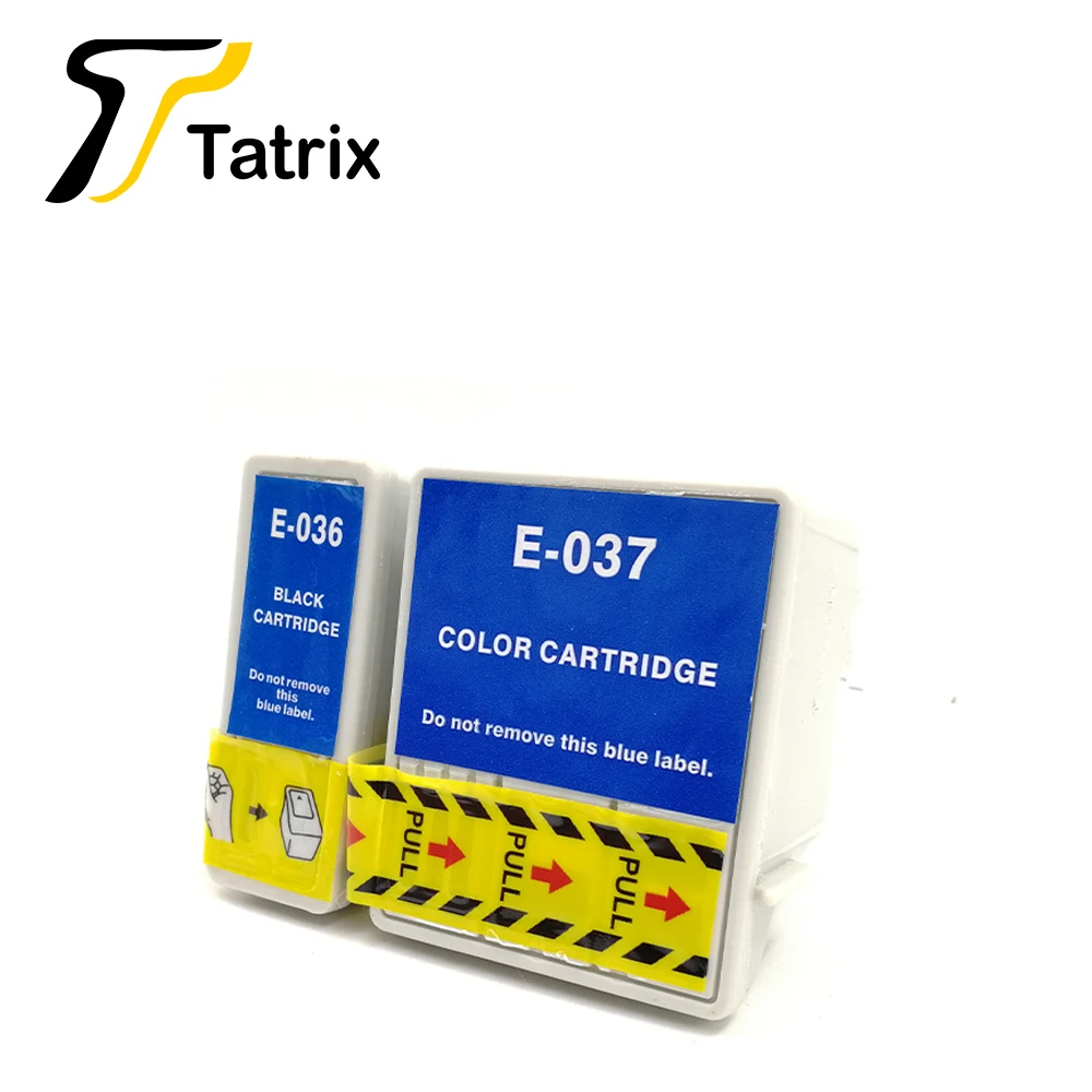 Татрикс для epson T036-T037 чернильный картридж Подходит для epson tylus C42UX, C44UX, C46 принтера
