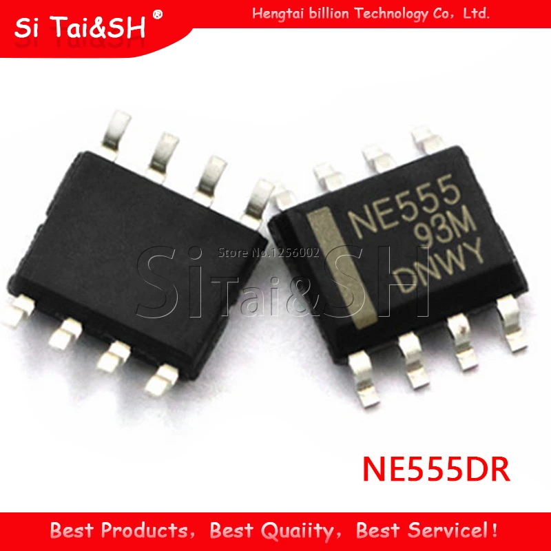20 шт./лот NE555DR NE555 SOP8 SMD таймер Базовая схема времени IC SOP 8|Интегральные схемы| |
