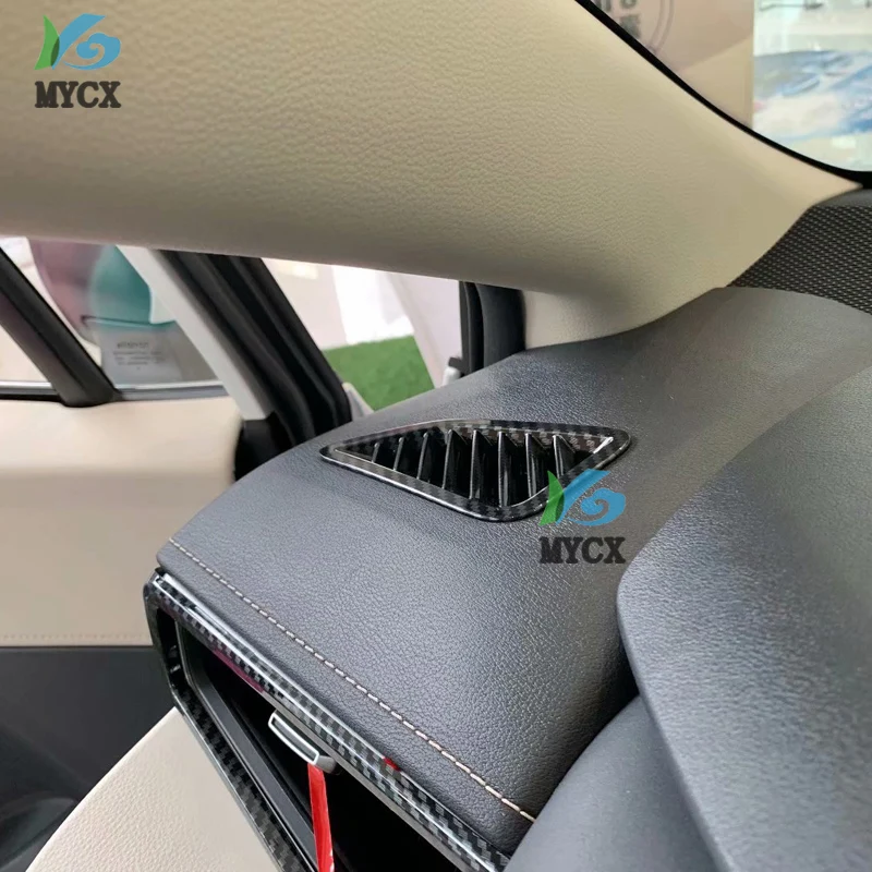 Подходит для Toyota Corolla E210 arbon fiber автомобильные аксессуары Передняя маленькая воздушная розетка декоративная накладка для автомобиля Стайлинг