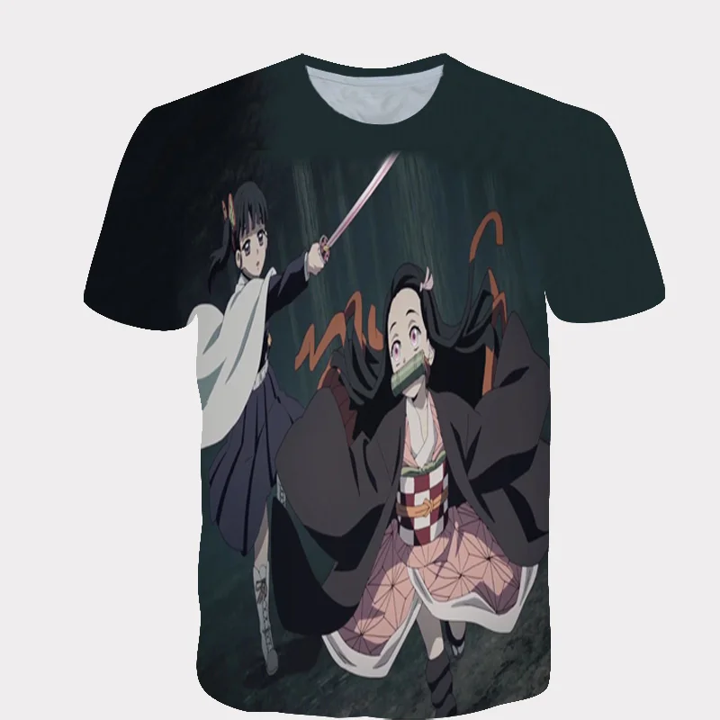 Летняя детская одежда футболка с изображением привидения лезвия для мальчиков и