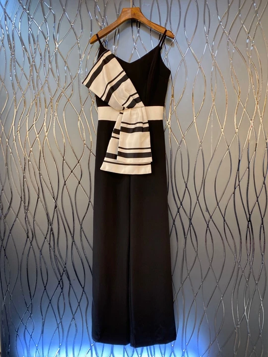 The new autumn and winter women's sexy bow sling piece pants 1213