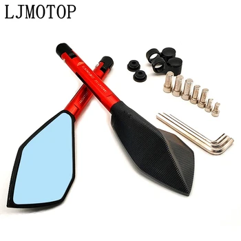 

Motorcycle Mirrors Moto Side Rearview Mirrors CNC Aluminum For Honda CBR600RR CBR954RR CB1000R CBR1000RR CBR1100XX ST1300