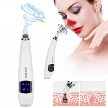 

Acne Blackhead Removal Machine Blue Light Cold Hot Compress Pore Cleaning Blackhead Removal Tool Facial Skin Care Beauty Device