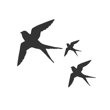 

Car decor Swallow Bird Window Wall Animals Stickers Greenhouse Caravan Vinyl Bumper Decals Jdm Car Styling Car Sticker