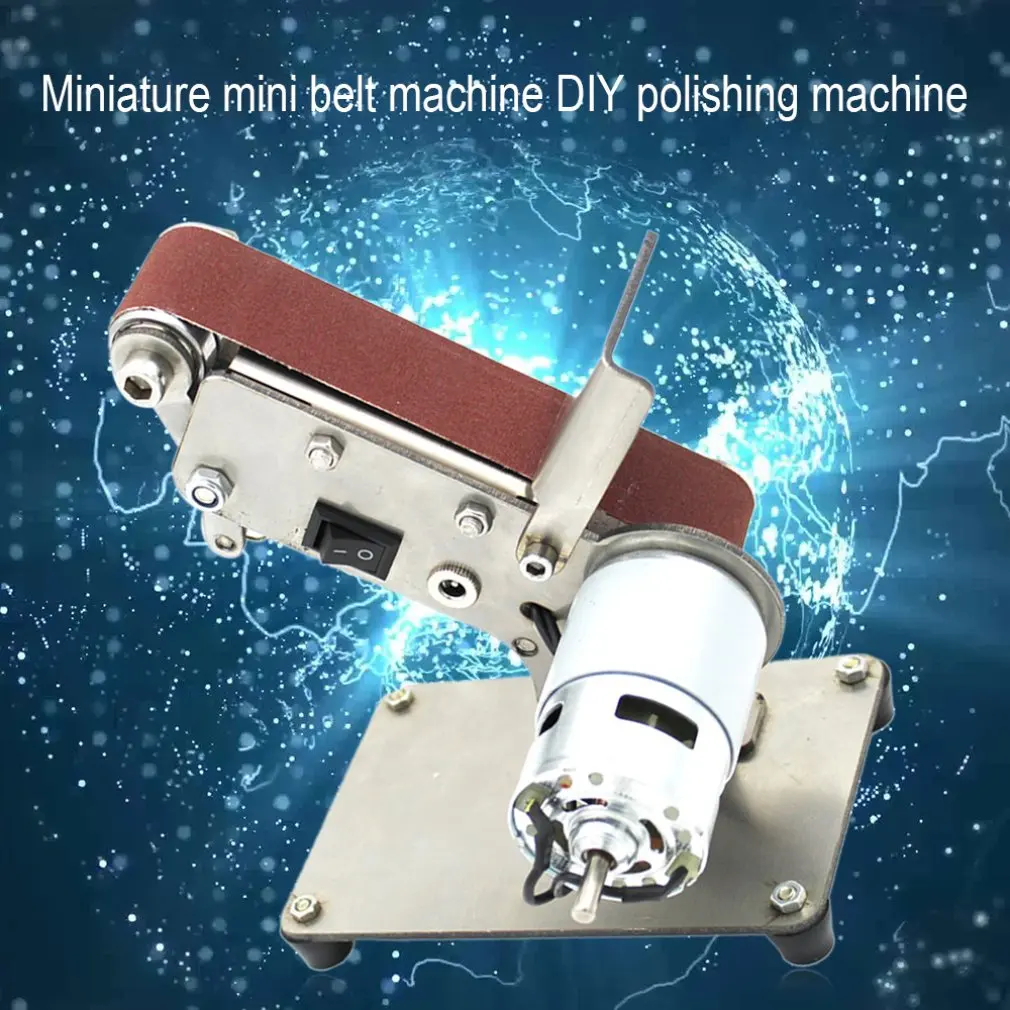 Mini Small Mini Belt Machine Diy Polishing Machine Folding Mini 775 Bare Metal Eu Fixed Angle Sharpening Machine