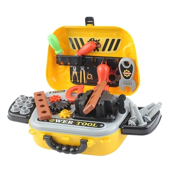 

29Pcs Kids Tools Suitcase Repair Toys Tool Kit Toy Toolbox Pretend Play Toys Tools for Kids , Crossbody Shoulder Bag