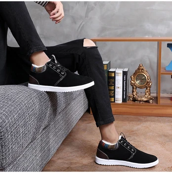 

SOLI2 New Winter Shoes Fashion Men Casual Brand Men Snow Shoes Cheap Mens Winter Sneakers S2101-2125