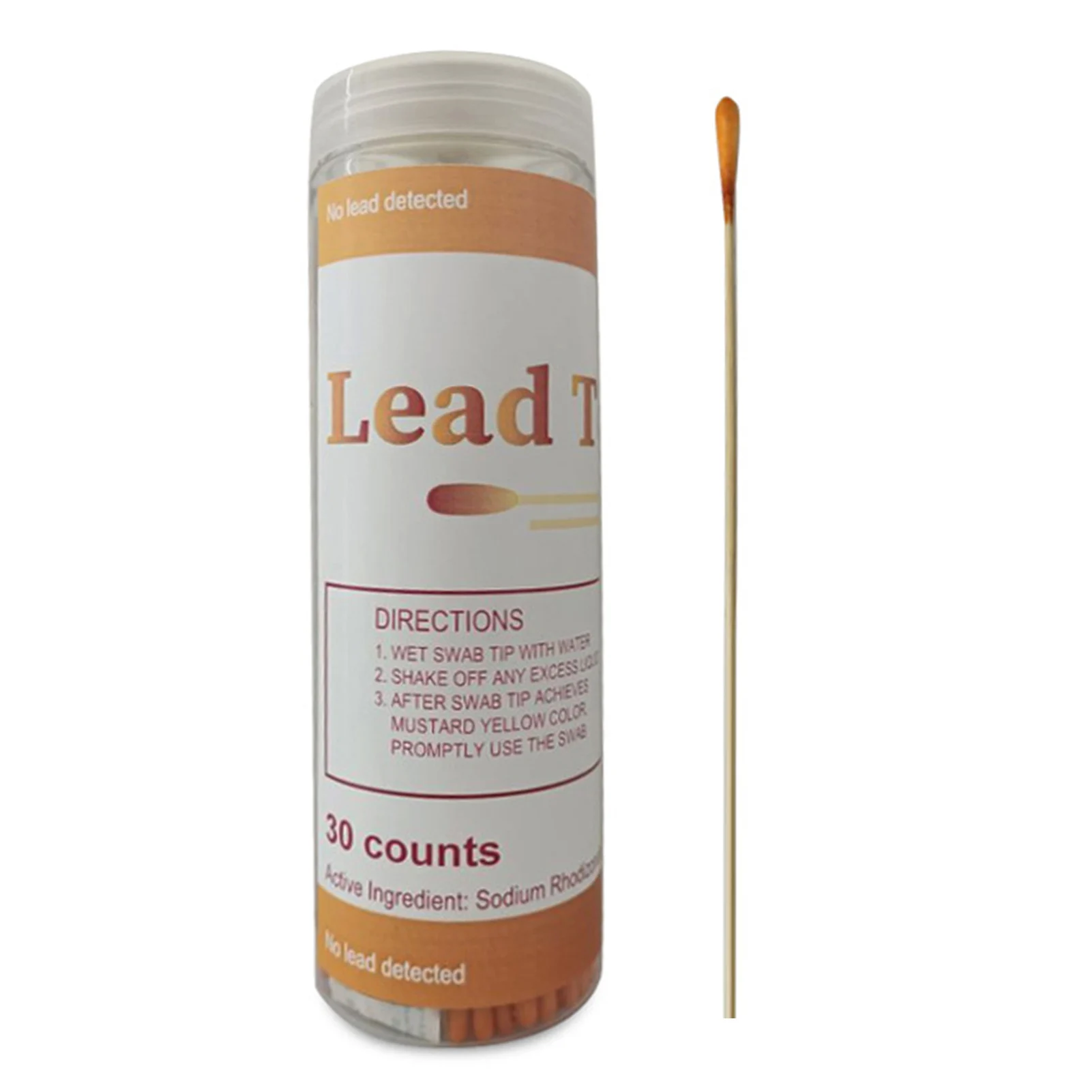 30pcs Instant Lead Test Swab Kit Accurate Nontoxic Cotton Swab For All Painted Surfaces