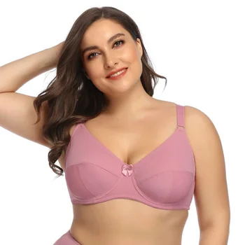 

Women's Plus Size Bra Push Up Underwire Underwear Thin Bra Full Coverage Sexy Soft Bralette Brassiere Big Size 115 E F Cup Bra