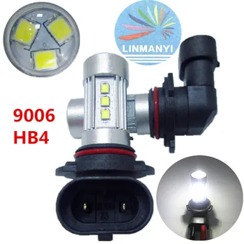 

2PCS * Fog lights with lens 12V HB4/9006 Samsung 2835 15smd 15LED highlight the front fog lamp rear fog light Day running lights