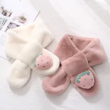 Детский шарф, дизайнерский меховой шарф, шарф с животными, брендовый теплый шарф для девочек, шарф для мальчиков, шейный платок, шарфы для детей