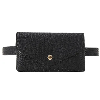 

Waist pack black white mini Fashion Lady Pockets Versatile Casual Portable sports Belt Bag Out Mobile Phone Bag Belt Bags