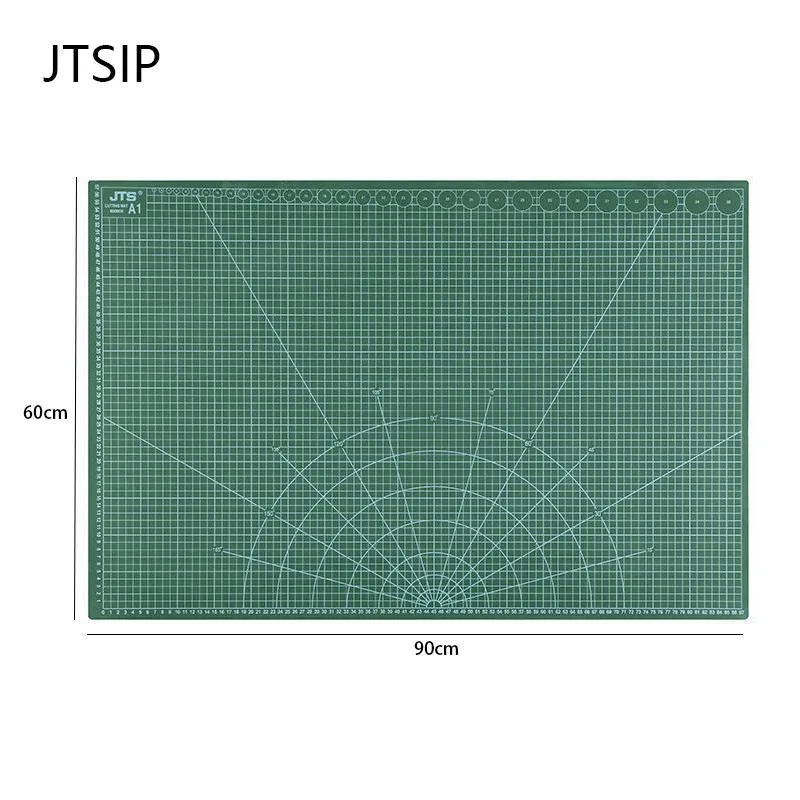 

JTSIP A1 Large Cut Pad PVC Durable Grid Lines Cutting Board Double sided Patchwork Tool Self-healing Cutting Mat Art Carving Pad