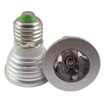 

GU10 E27 3.5W RGB LED Lamp Spot Bulb Color Changing IR Remote Control Light