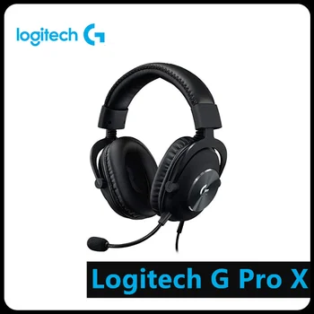 

Logitech G Pro X USB Wired Blue VOICE 7.1 Surround Gaming Headset w/ MIC Computer Peripheral Accessories
