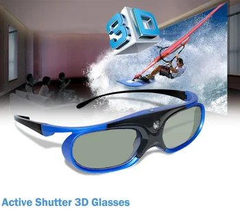 

Projector Active Shutter DLP link 3D glasses Home Theater Beamer Film Movie Rechargeable with Battery Smart Sensor for Cinema