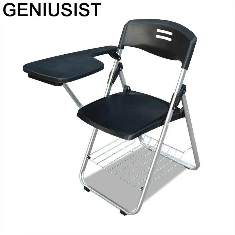 Jefe Alta Calidad Meeting Cadeira Com Escrita Modern Sedie Moderne Pieghevoli Silla Oficina Office Folding Chair With Board |