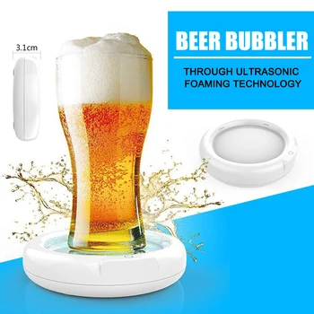 

Beer Frother Beer Bubbler Household Foaming Machine Portable Beer Foam Maker Sonic Foamer MYDING