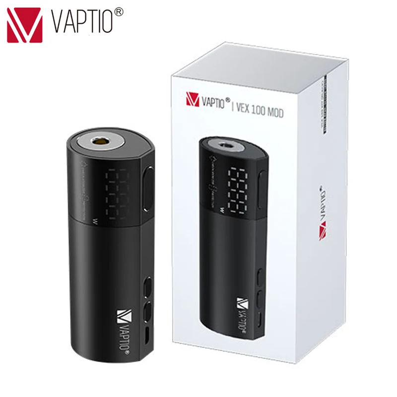 Günstige Neue E zigarette Verdampfer Vaping Kit mod Vaptio Vex 100W TC Box Mod fit 510 gewinde Vaper vs Armour pro 100W box mod Keine Batterie
