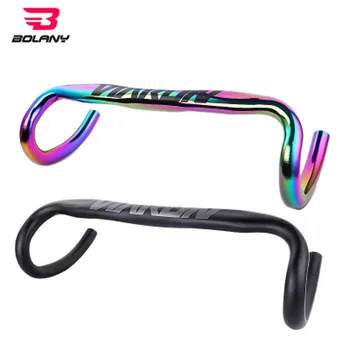 

BOLANY Bike Bicycle Internal Cable Routing Bend Handlebar Aluminum 31.8*420MM Bicycle Handlebar Upgrade Replacement