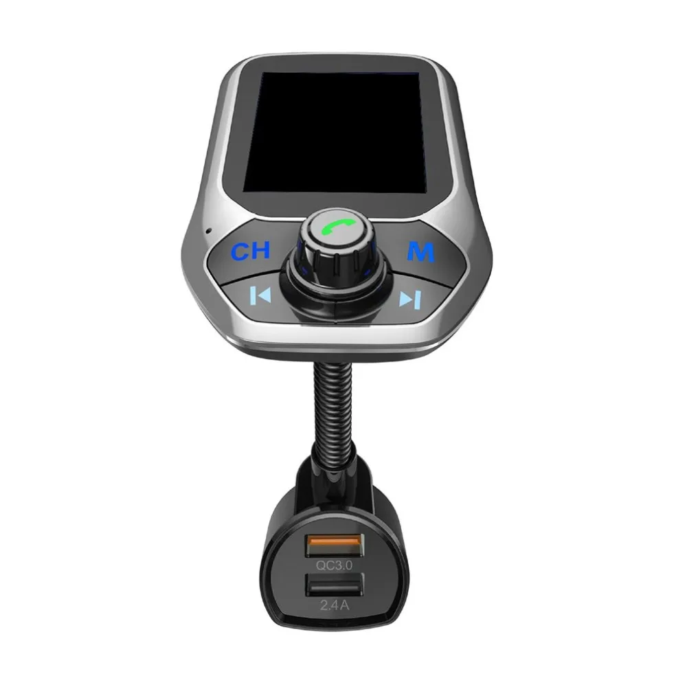 T43 автомобильный Bluetooth Mp3 многофункциональный большой цветной экран 3,0 Bluetooth автомобильное зарядное устройство без потерь автомобиль Playe
