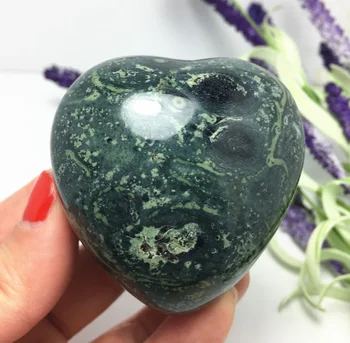 

Beautiful Natural Peacock Eye Gemstone Heart Polished Malachite Crystal Great for Meditation Chakra Reiki Stone As Gift