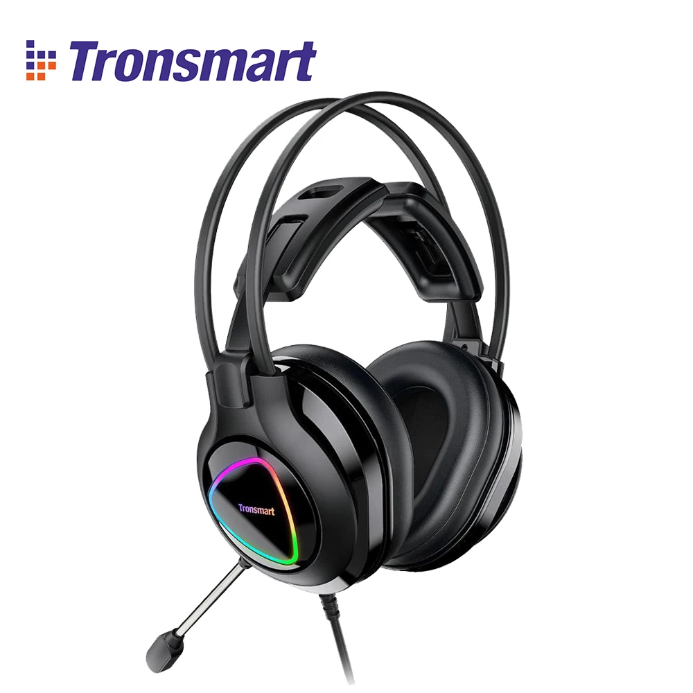 [NEW] игровая гарнитура Tronsmart Glary Alpha с красочным светодиодным индикатором
