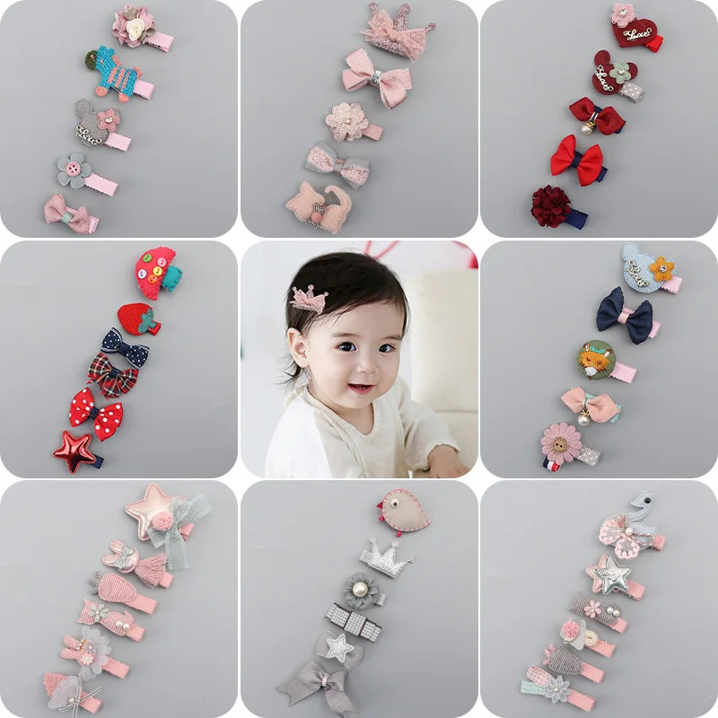 

Заколка для волос для девочек, с цветами, в Корейском стиле